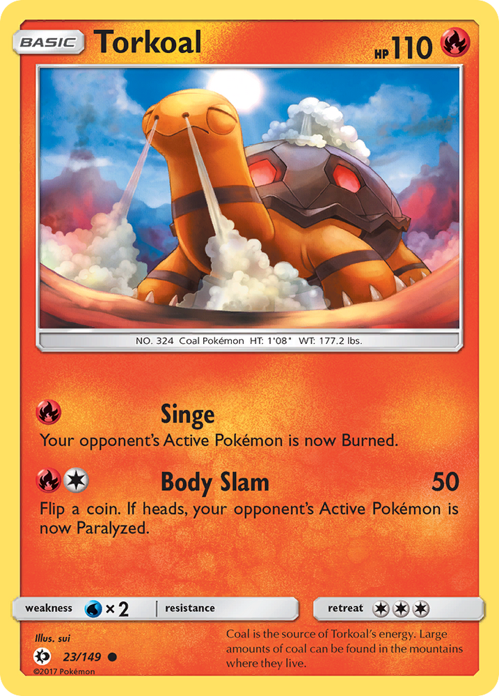 Torkoal (23/149) [Sun & Moon: Base Set] Pokémon
