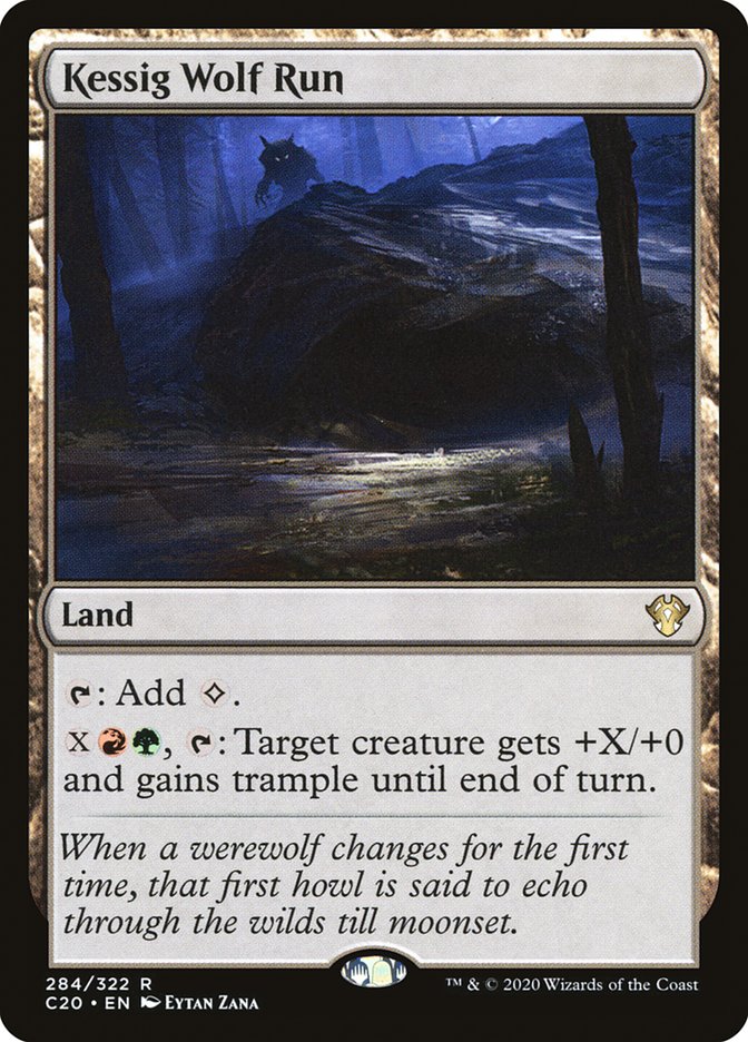 Kessig Wolf Run [Commander 2020] Magic: The Gathering