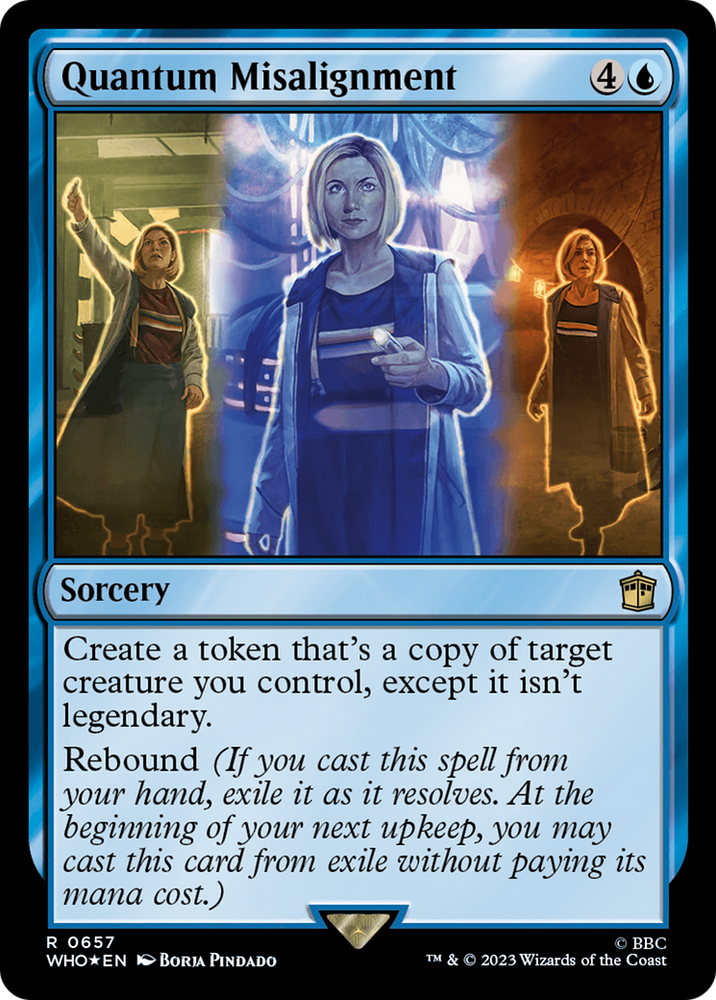 Quantum Misalignment (Surge Foil) [Doctor Who] Magic: The Gathering