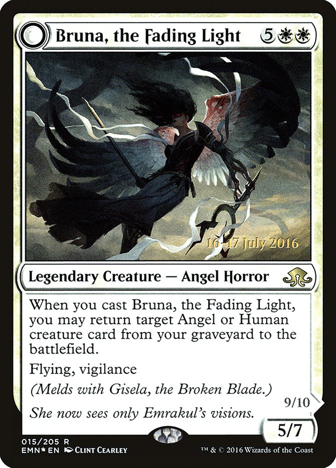 Bruna, the Fading Light [Eldritch Moon Prerelease Promos] Magic: The Gathering