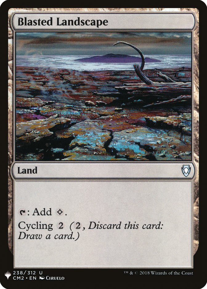 Blasted Landscape [Mystery Booster] Magic: The Gathering