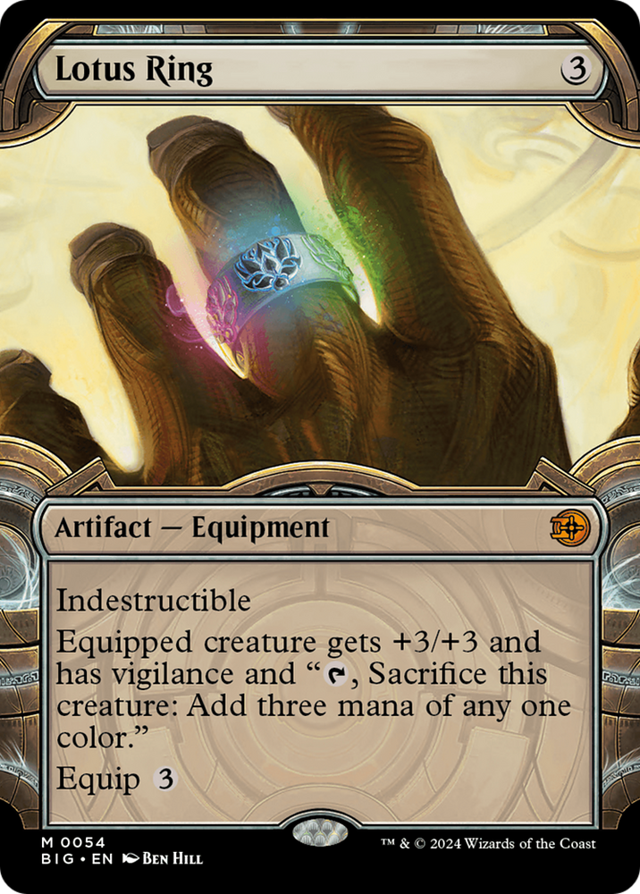 Lotus Ring (Showcase) [Outlaws of Thunder Junction: The Big Score] Magic: The Gathering