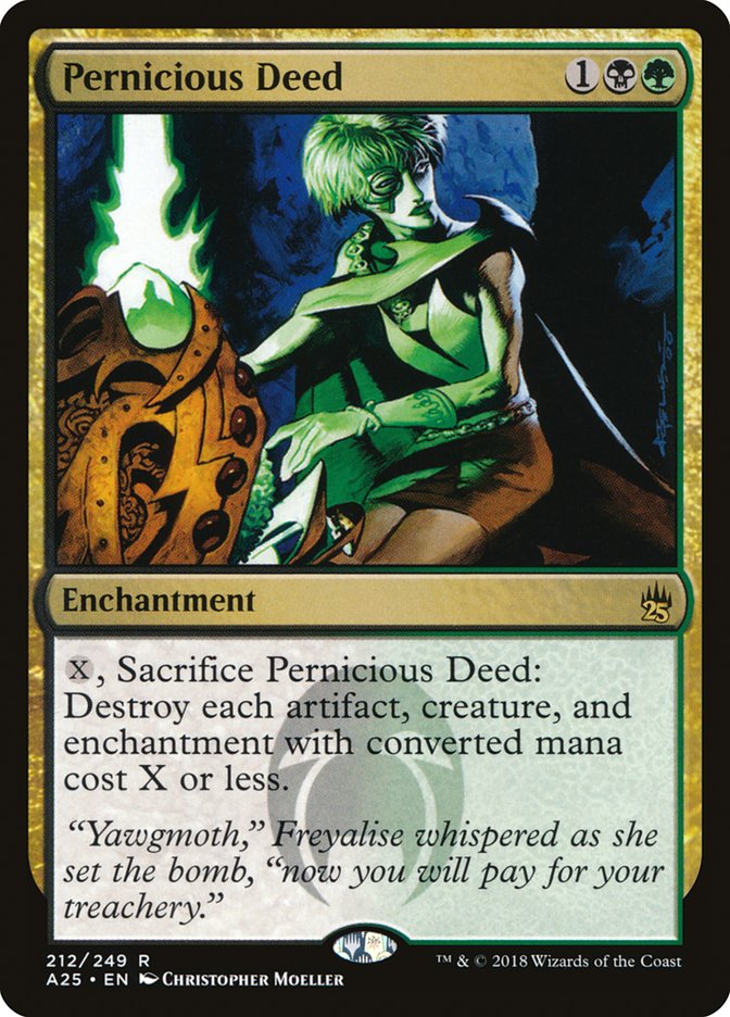 Pernicious Deed [Masters 25] Magic: The Gathering