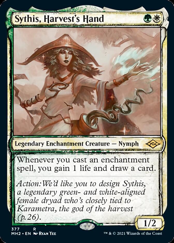 Sythis, Harvest's Hand (Sketch) [Modern Horizons 2] Magic: The Gathering