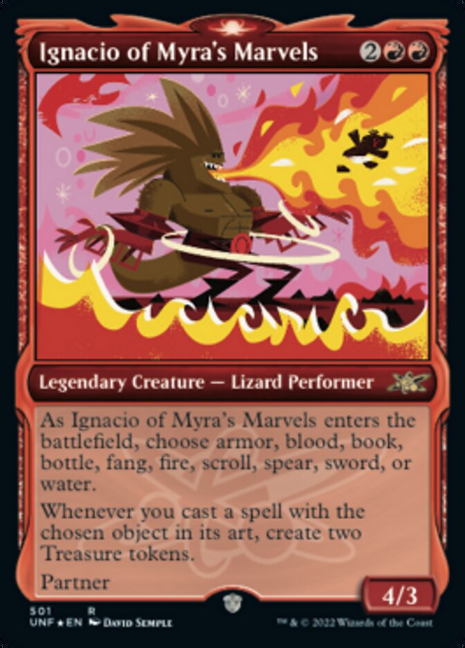 Ignacio of Myra's Marvels (Showcase) (Galaxy Foil) [Unfinity] Magic: The Gathering