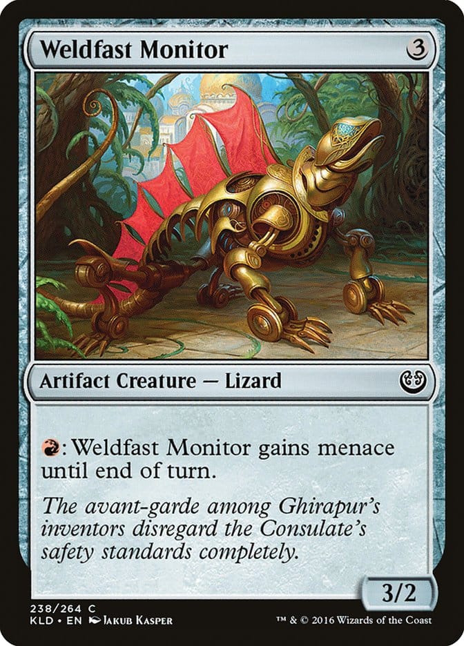 Weldfast Monitor [Kaladesh] Magic: The Gathering