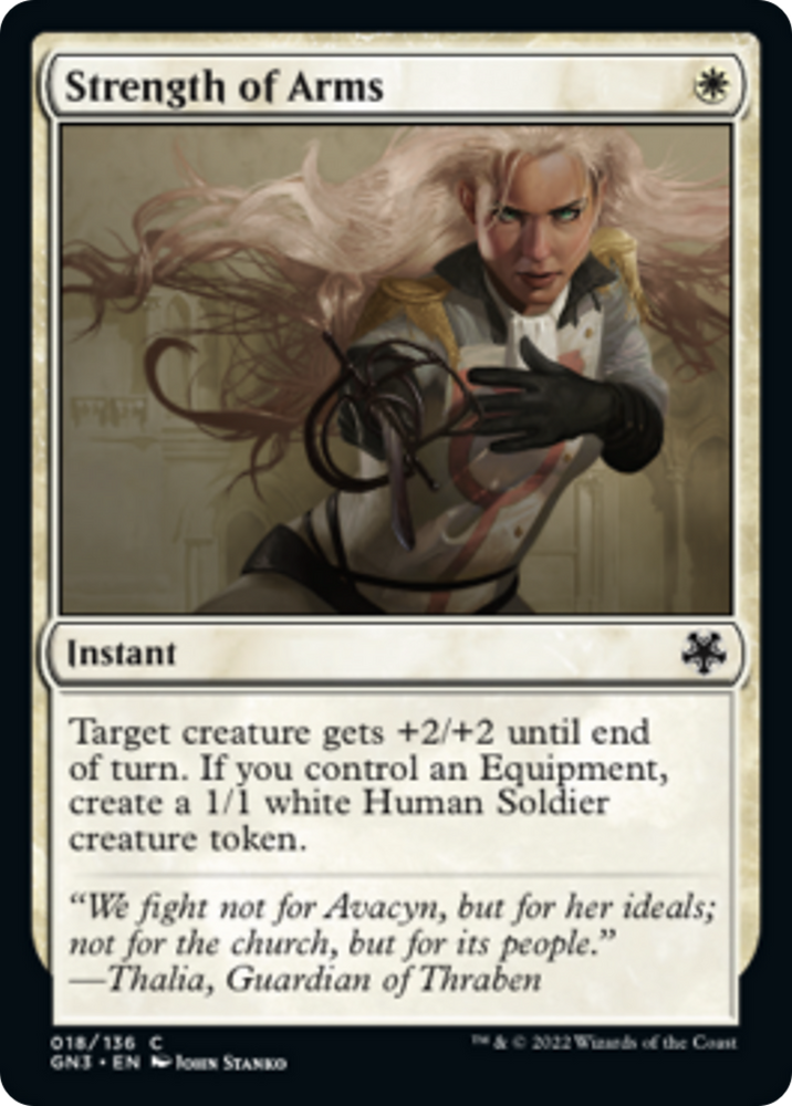 Strength of Arms [Game Night: Free-for-All] Magic: The Gathering