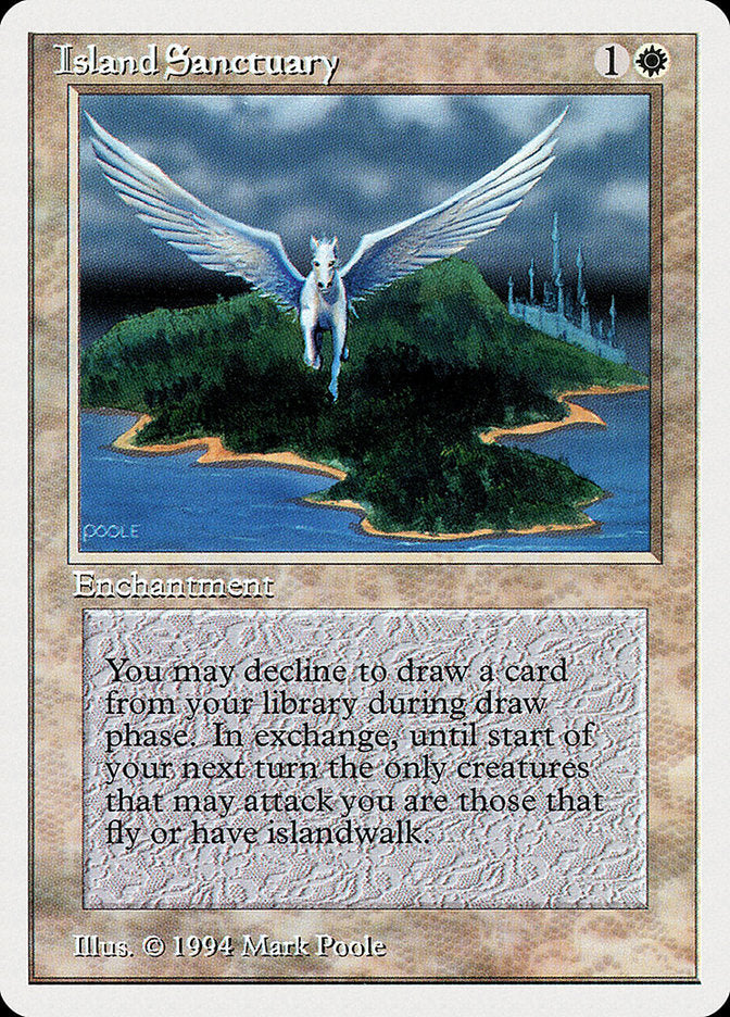 Island Sanctuary [Summer Magic / Edgar] Magic: The Gathering
