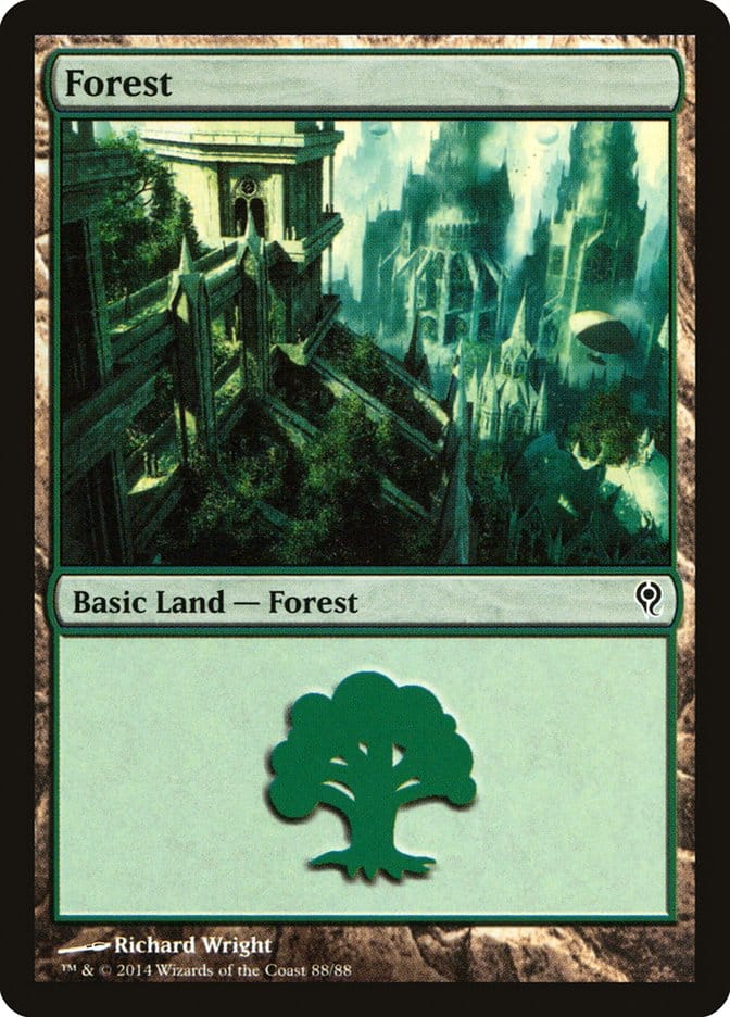 Forest (88) [Duel Decks: Jace vs. Vraska] Magic: The Gathering