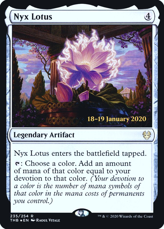 Nyx Lotus [Theros Beyond Death Prerelease Promos] Magic: The Gathering