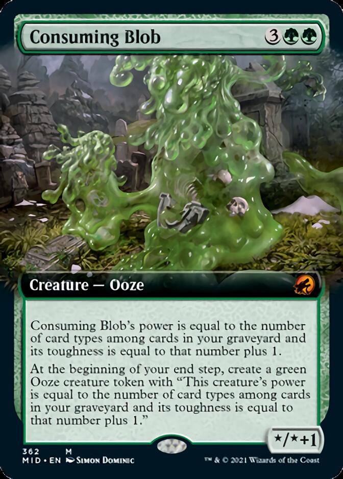 Consuming Blob (Extended Art) [Innistrad: Midnight Hunt] Magic: The Gathering