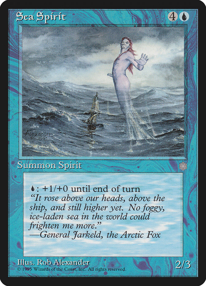 Sea Spirit [Ice Age] Magic: The Gathering