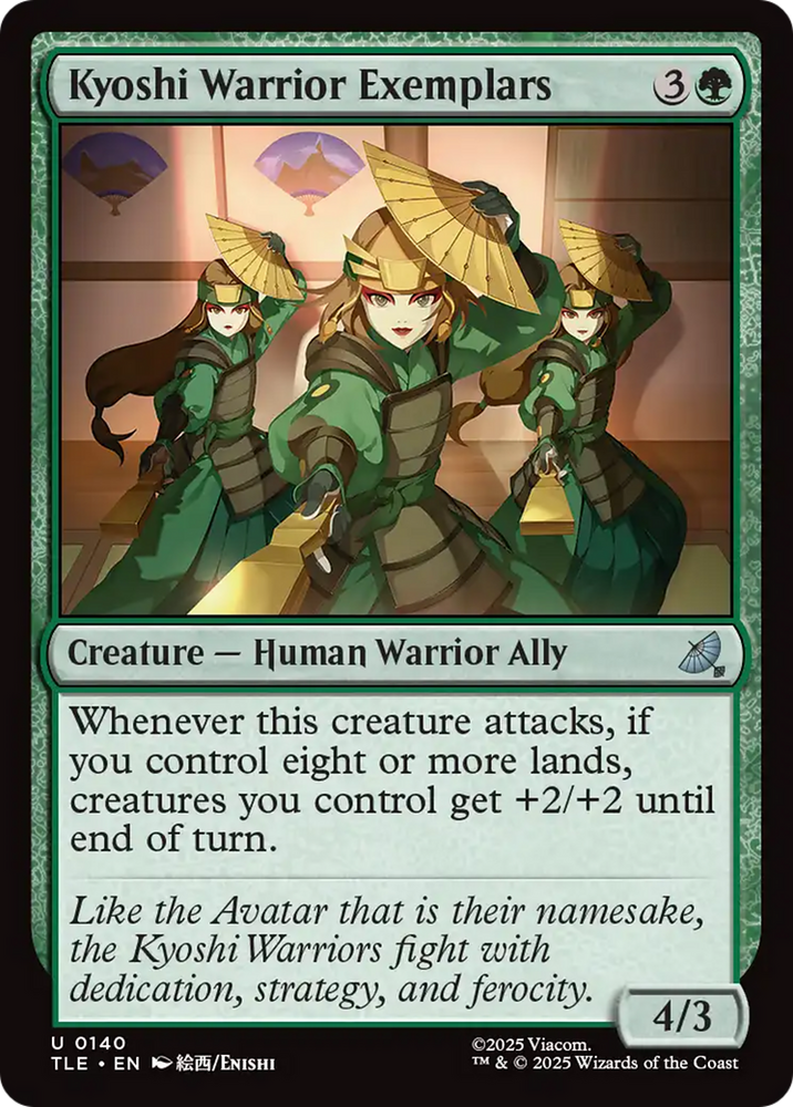 Kyoshi Warrior Exemplars [Avatar: The Last Airbender: Eternal-Legal] Magic: The Gathering