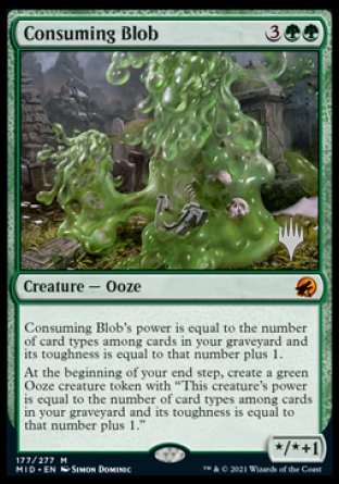Consuming Blob (Promo Pack) [Innistrad: Midnight Hunt Promos] Magic: The Gathering