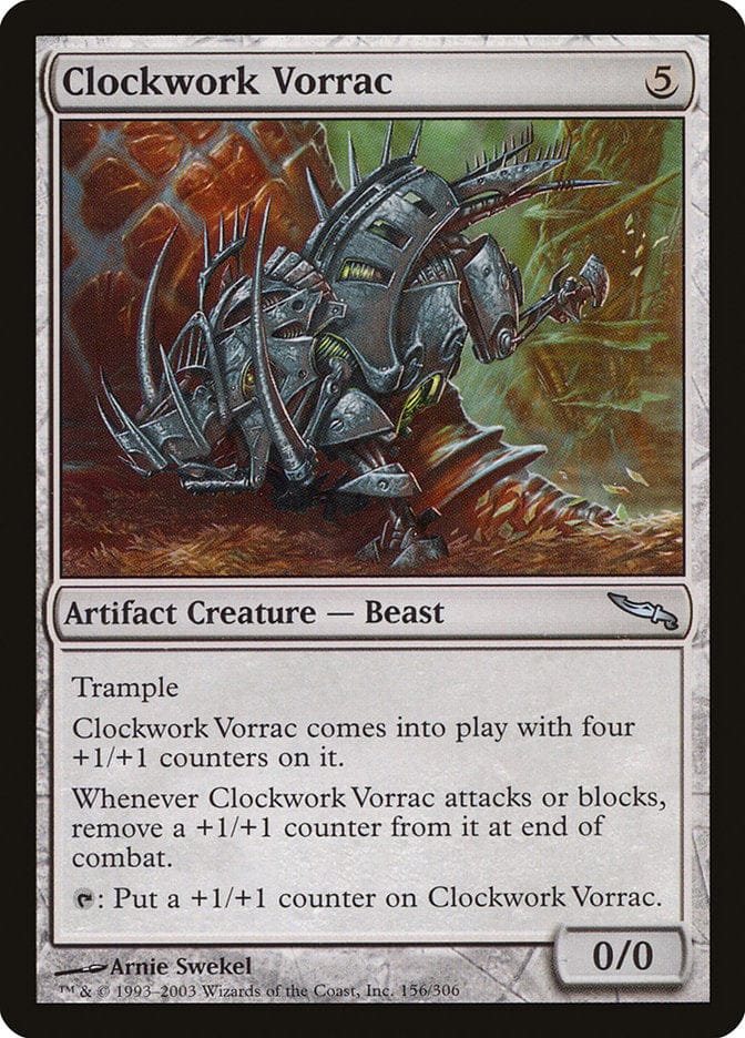 Clockwork Vorrac [Mirrodin] Magic: The Gathering