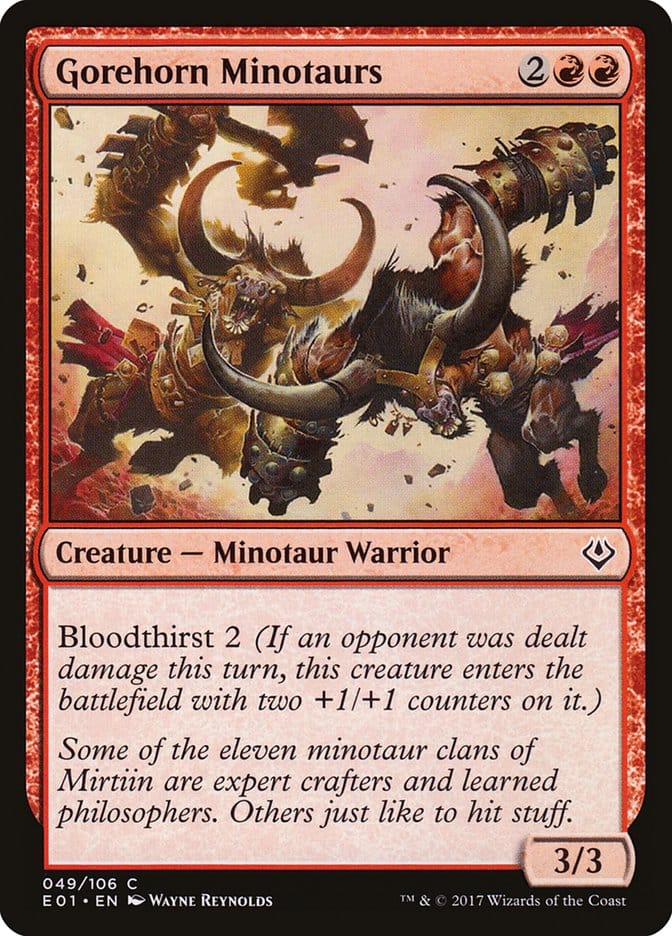 Gorehorn Minotaurs [Archenemy: Nicol Bolas] Magic: The Gathering