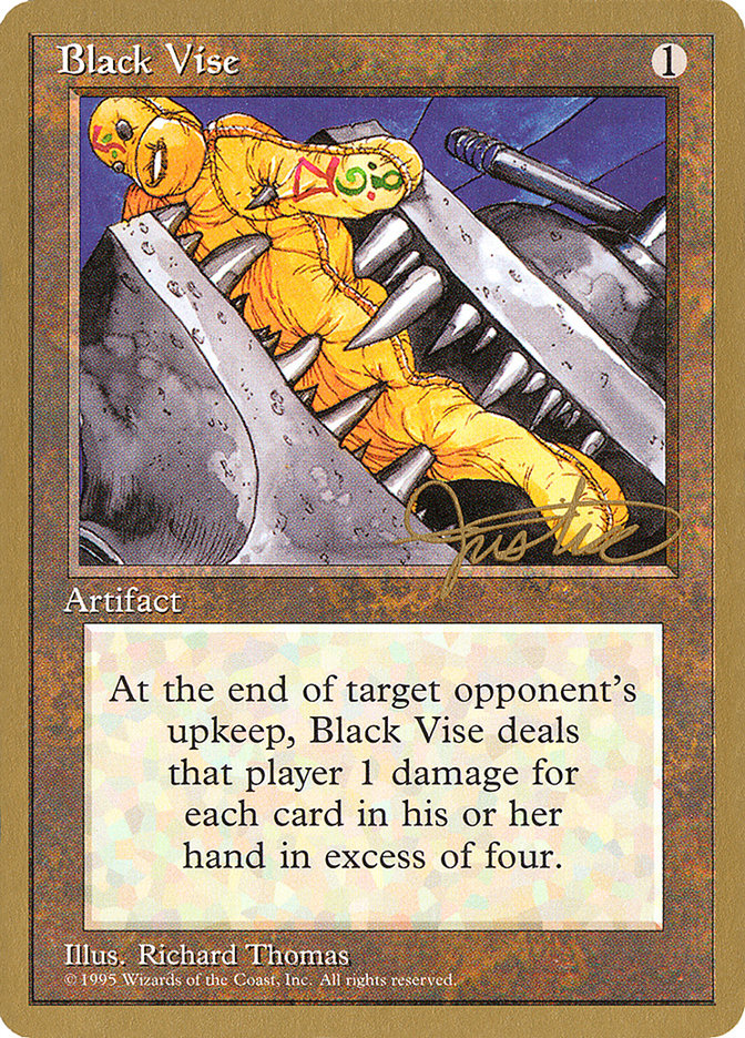 Black Vise (Mark Justice) [Pro Tour Collector Set] Magic: The Gathering