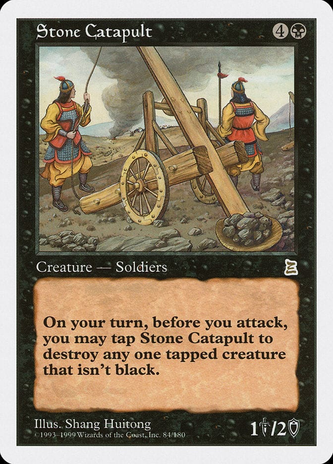 Stone Catapult [Portal Three Kingdoms] Magic: The Gathering