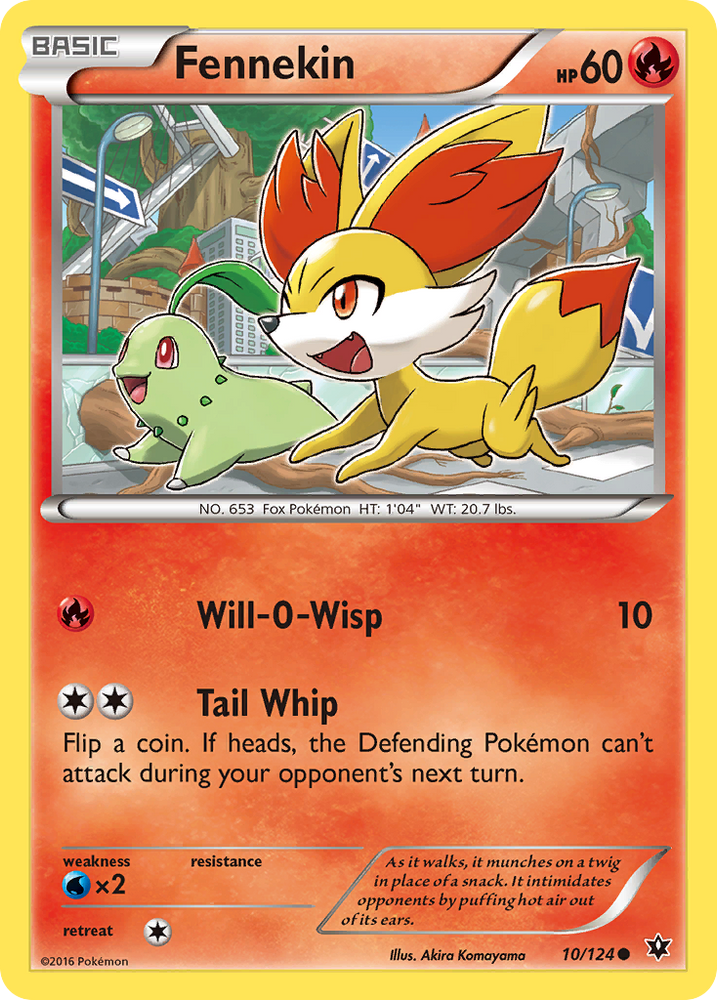 Fennekin (10/124) [XY: Fates Collide] Pokémon