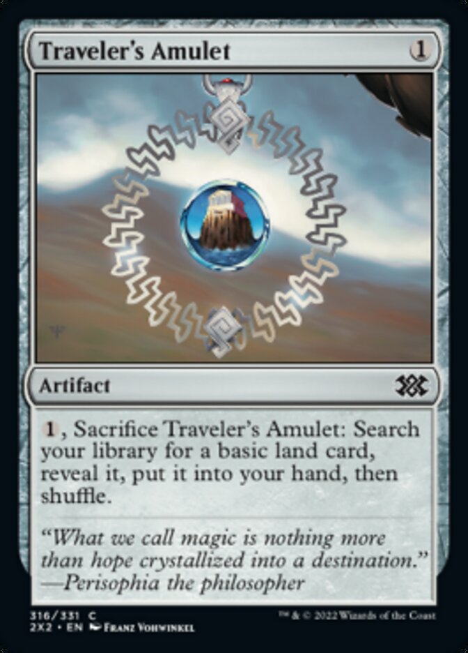 Traveler's Amulet [Double Masters 2022] Magic: The Gathering