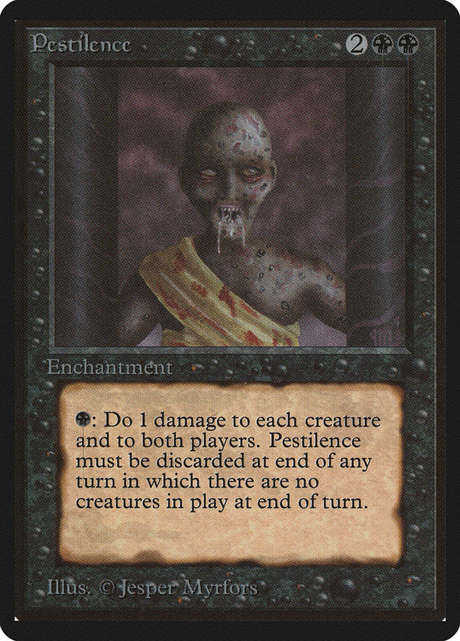 Pestilence [Beta Edition] Magic: The Gathering