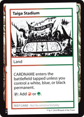 Taiga Stadium (2021 Edition) [Mystery Booster Playtest Cards] Magic: The Gathering
