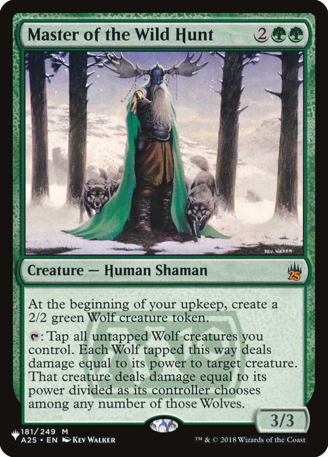 Master of the Wild Hunt [The List] Magic: The Gathering