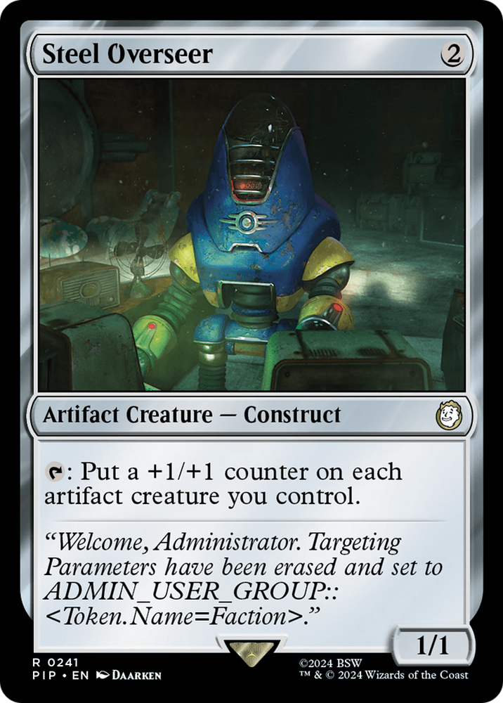 Steel Overseer [Fallout] Magic: The Gathering