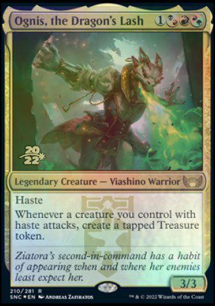 Ognis, the Dragon's Lash [Streets of New Capenna Prerelease Promos] Magic: The Gathering