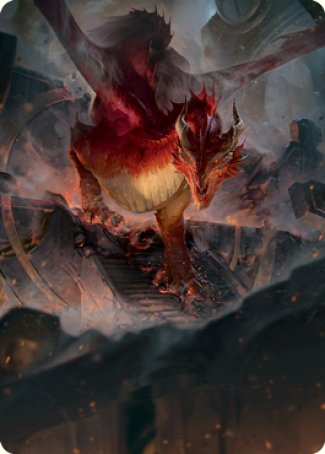 Red Dragon Art Card [Dungeons & Dragons: Adventures in the Forgotten Realms Art Series] Magic: The Gathering