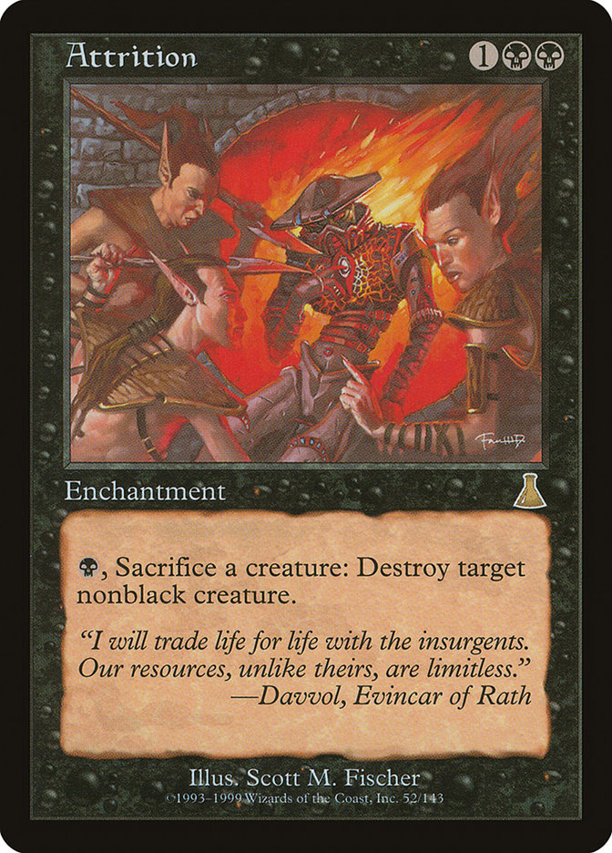 Attrition [Urza's Destiny] Magic: The Gathering