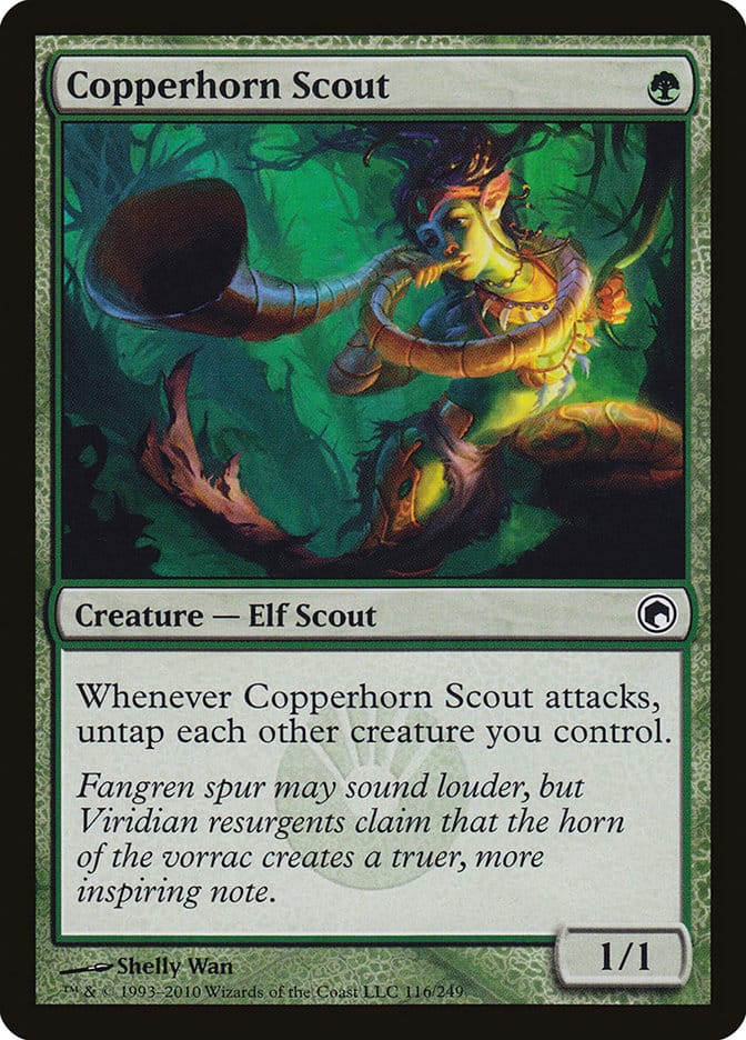 Copperhorn Scout [Scars of Mirrodin] Magic: The Gathering
