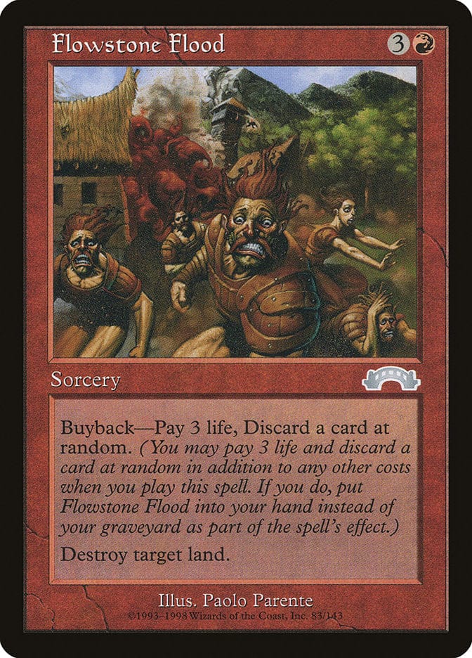 Flowstone Flood [Exodus] Magic: The Gathering