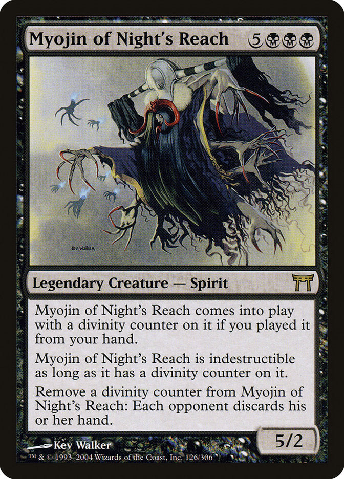 Myojin of Night's Reach [Champions of Kamigawa] Magic: The Gathering