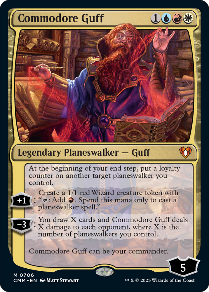 Commodore Guff [Commander Masters] Magic: The Gathering