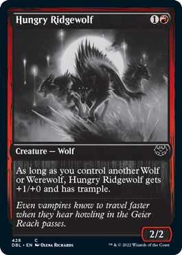 Hungry Ridgewolf [Innistrad: Double Feature] Magic: The Gathering