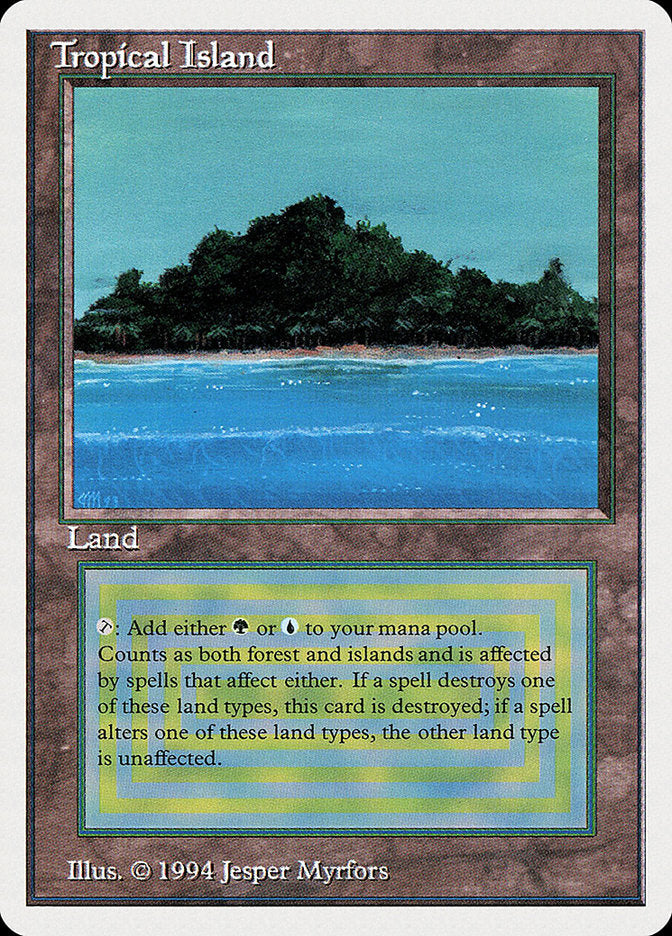Tropical Island [Summer Magic / Edgar] Magic: The Gathering