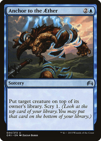 Anchor to the Aether [Magic Origins] Magic: The Gathering