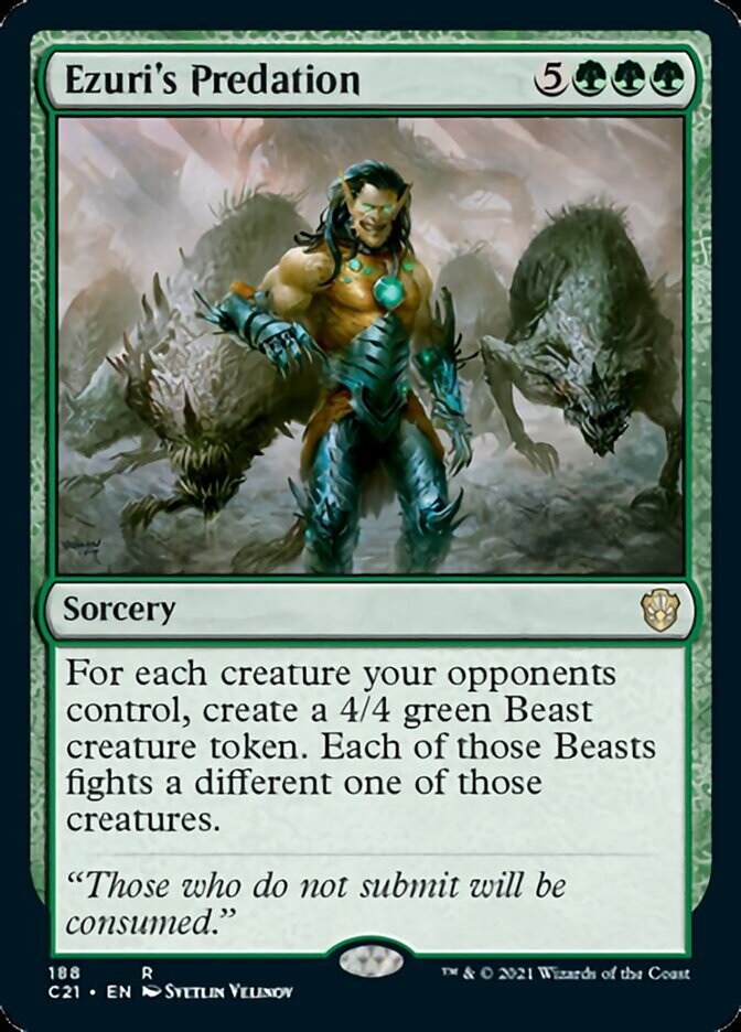 Ezuri's Predation [Commander 2021] Magic: The Gathering