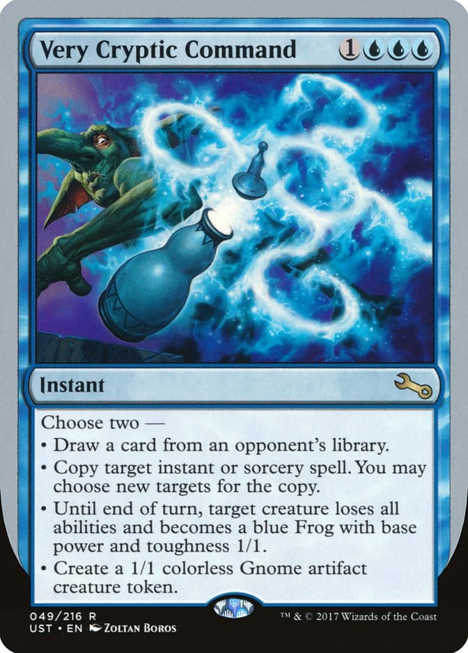 Very Cryptic Command (Draw) [Unstable] Magic: The Gathering