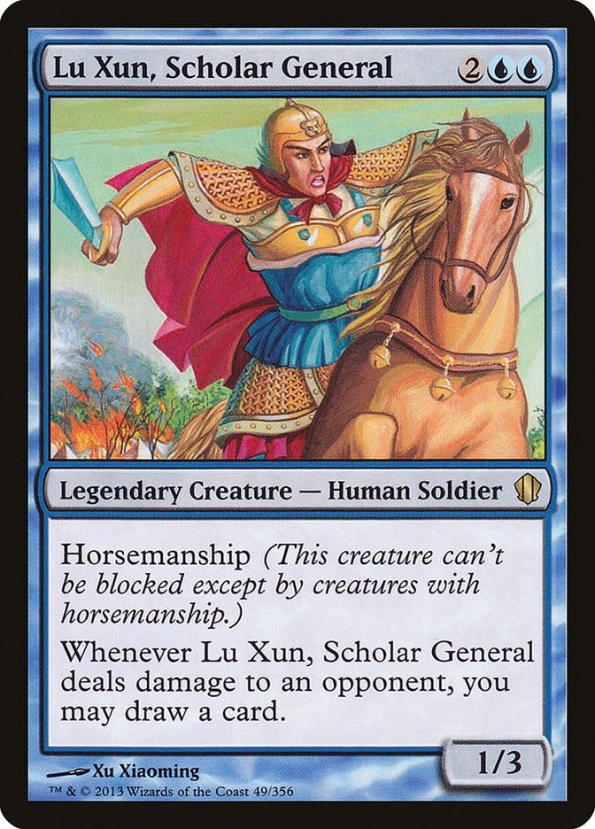 Lu Xun, Scholar General [Commander 2013] Magic: The Gathering