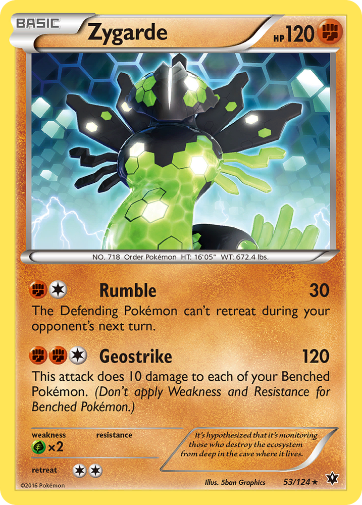 Zygarde (53/124) [XY: Fates Collide] Pokémon