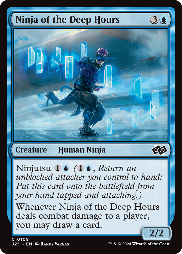 Ninja of the Deep Hours [Foundations Jumpstart] Magic: The Gathering