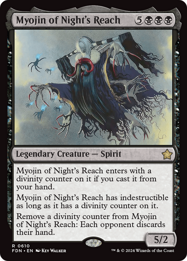 Myojin of Night's Reach [Foundations] Magic: The Gathering