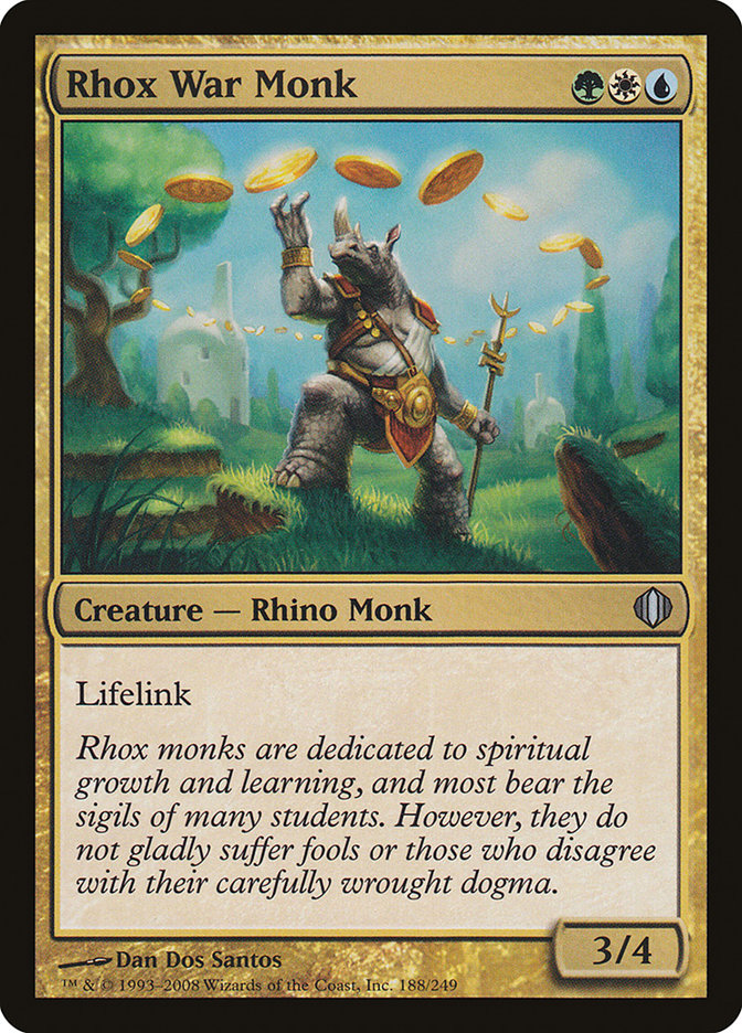 Rhox War Monk [Shards of Alara] Magic: The Gathering