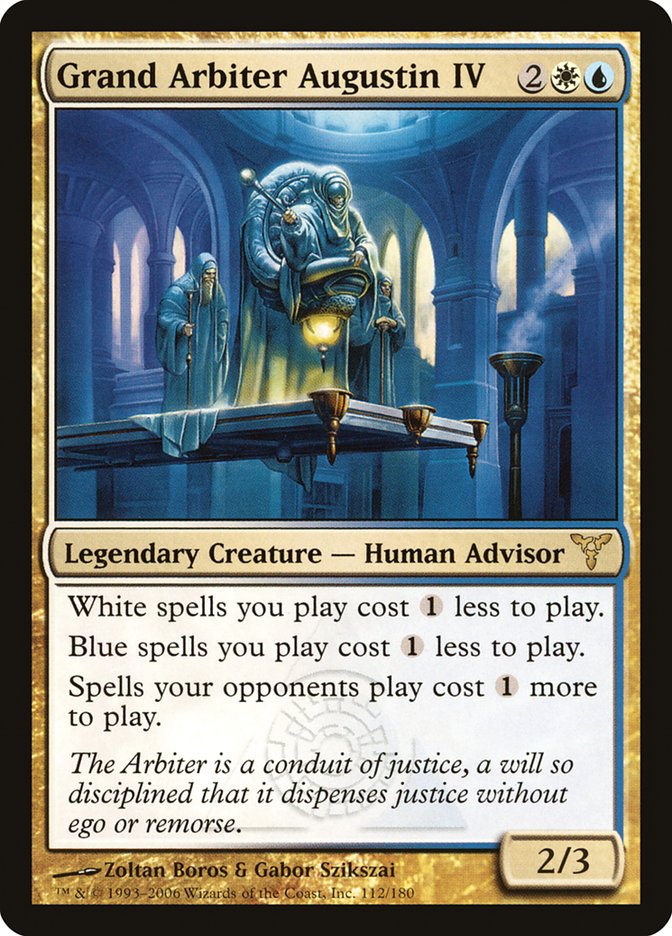 Grand Arbiter Augustin IV [Dissension] Magic: The Gathering