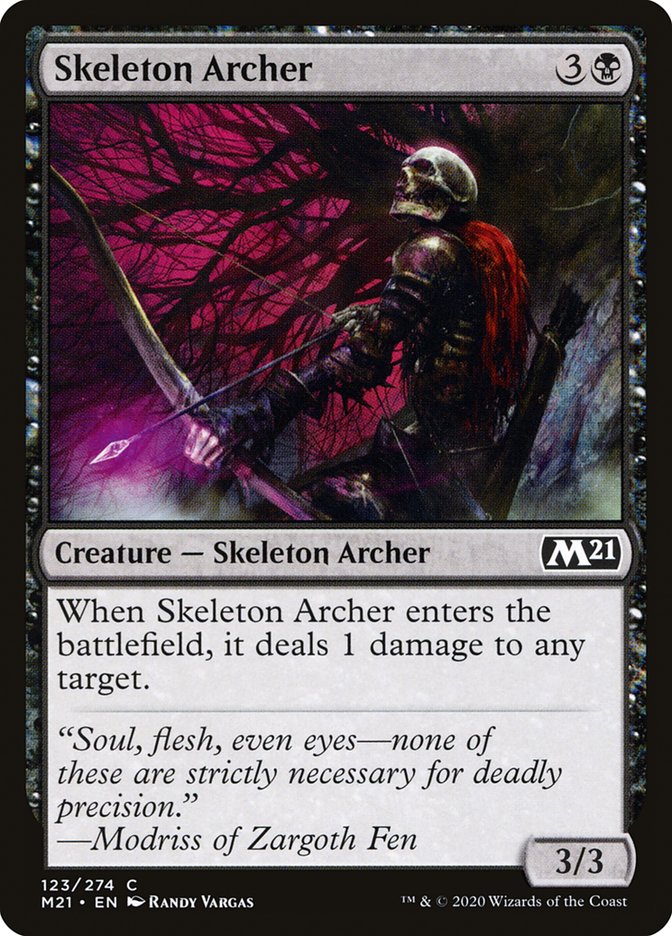 Skeleton Archer [Core Set 2021] Magic: The Gathering