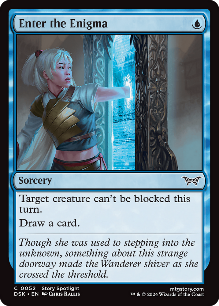 Enter the Enigma [Duskmourn: House of Horror] Magic: The Gathering
