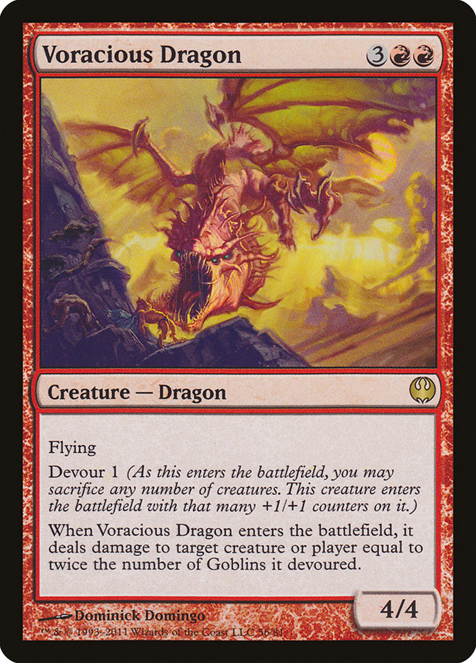 Voracious Dragon [Duel Decks: Knights vs. Dragons] Magic: The Gathering