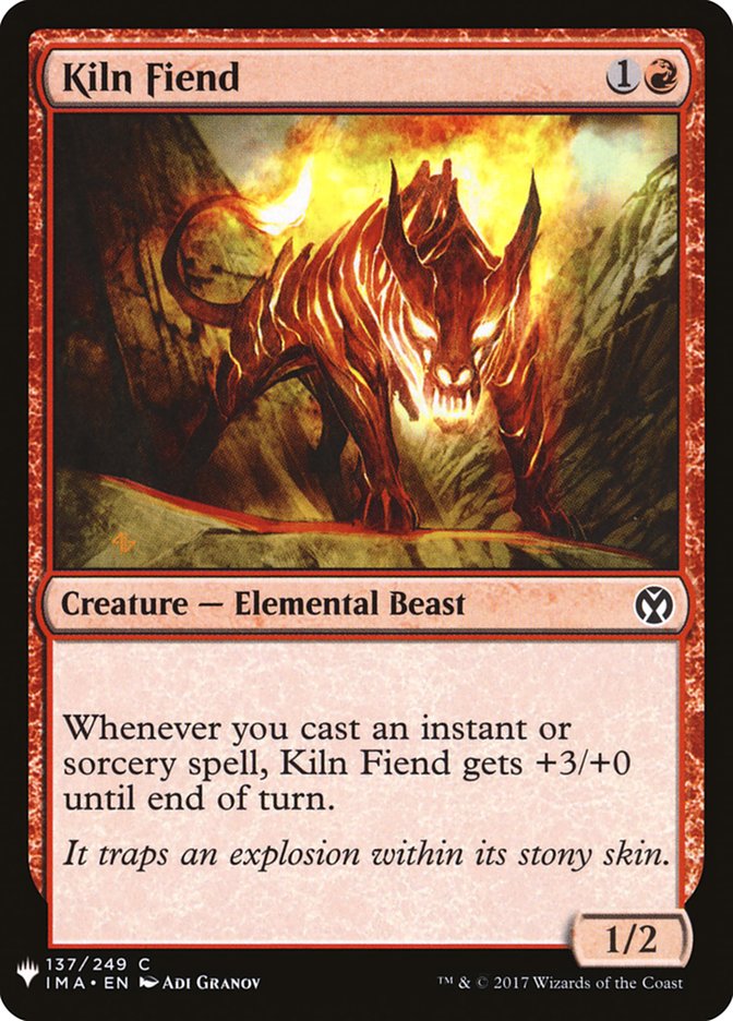 Kiln Fiend [Mystery Booster] Magic: The Gathering